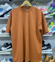 تصویر تیشرت مردانه آستین کوتاه طرح بیسکویتی رنگ مشکی سایز XXXL 