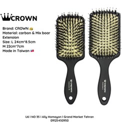 تصویر برس مو اکستنشن برند CROWN سایز L 