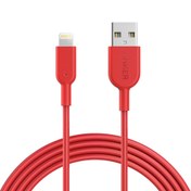 تصویر کابل تبدیل USB به لایتنینگ انکر مدل A8433 طول 1.8 متر Anker A8433 USB To Lightning Cable 1.8m