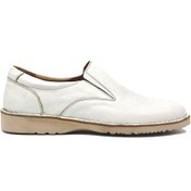 تصویر کفش سورن سفید بی بند 