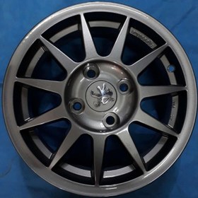 تصویر رینگ فابریک سایز (۱۰۸×۴) ۱۵ مدل ۱۱ پر دودی(اروند) Original wheel size 15"(4×108) Arvand