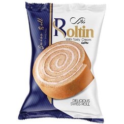 تصویر کیک رولتین شیری نظری وزن ۶۵ گرم 