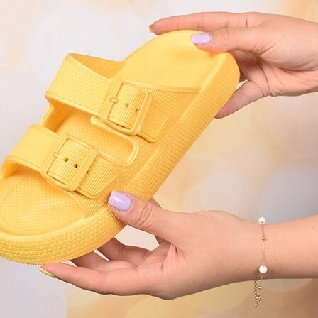 Duralite slippers online yellow