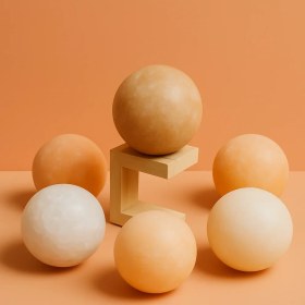 تصویر گوی ماساژ نمک سایز 6 