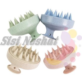 تصویر برس سرشور سیلیکونی دستی 