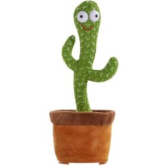 تصویر اسباب بازی مدل کاکتوس سخنگو Hawaiian Dancing Cactus ToysTiktok Talking