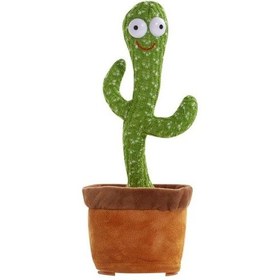 تصویر اسباب بازی مدل کاکتوس سخنگو ا dancing cactus toy code:11400 dancing cactus toy code:11400
