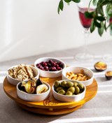 تصویر اردو 5 تایی گردان چوب سرامیک 