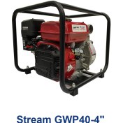 تصویر موتور پمپ بنزيني چهار اینچ استریم "GASOLINE WATER PUMP-GWP40-4 