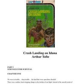 تصویر دانلود کتاب Crash landing on Iduna (Laser Book 3) 1st کتاب انگلیسی سقوط در Iduna (کتاب لیزر 3) 1st