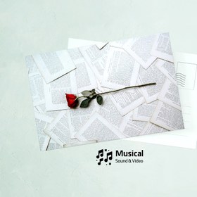 تصویر کارت پستال رز 