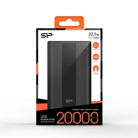 تصویر پاوربانک سیلیکون پاور مدل QS55 ظرفیت 20000 میلی آمپر ساعت Silicon power power bank model QS55 capacity 20000 mAh