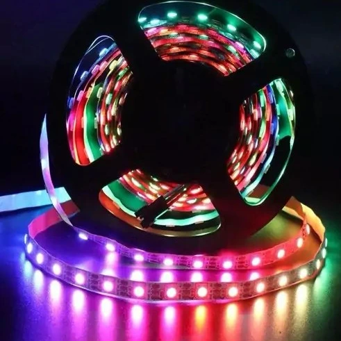 خرید و قیمت پک ریسه ال ای دی نواری آر جی بی 5 متری LED RGB و کنترلی | ترب
