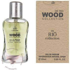 تصویر عطر ادکلن مردانه دیسکوارد هی وود قهوه ای ریو کالکشن مدل ریو وود براون Rio Wood Brown حجم 20 میل DSQUARED² He Wood - Rio Wood Brown 20 mil