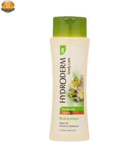 تصویر شامپو بدن کرمی با رایحه مشک و عنبر 250 میل هیدرودرم Hydroderm Creamy Body Wash 250ml