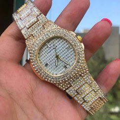 تصویر ساعت مچی پتک فیلیپ فول نگین استیل 