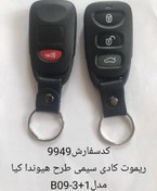 تصویر ریموت کادی سیمی طرح هیوندا کیا مدل B09-3+1 9949 