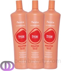 تصویر شامپو مو فانولا انرژی مخصوص موهای نازک و شکننده حجم 1000میل Fanola Shampoo Vitamins Energy 1000ml