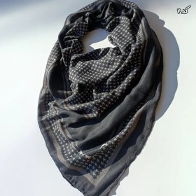 تصویر روسری نخی پاییزه کد 034 