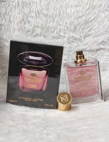 تصویر عطر ادکلن زنانه ورساچه کریستال نویر فراگرنس مارکویی کالکشن کد 104 (Fragrance world Marque Versace Crystal Noir) حجم 100 میل Fragrance world Marque Collection no.104 Versace Crystal Noir