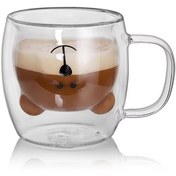 تصویر ماگ دوجداره خرسی 