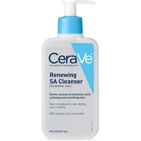 تصویر ژل شستشو سراوی پوست نرمال SA Renewing CeraVe Renewing Salicylic Acid Cleanser