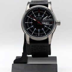 تصویر ساعت مچی عقربه‌ای کوارتز مردانه کرست مدل 6252 صفحه مشکی 