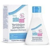 تصویر شامپو بچه پسرانه و دخترانه بچگانه کودک تازه متولد 250 میل 5 قطعه Sebamed 