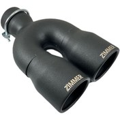 تصویر سر اگزوز زیمر دولول مشکی 