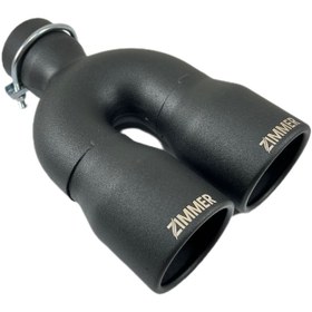 تصویر سر اگزوز زیمر دولول مشکی 