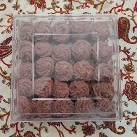 تصویر شیرینی بهشتی کاکائویی سایز کوچک،به وزن خالص ۲۰۰ گر 