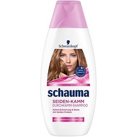 تصویر شامپو شاوما حاوی پروتئین ابریشم حجم 400 میل SCHAUMA SEIDEN KAMM SHAMPOO