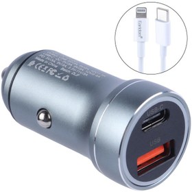 تصویر شارژر فندکی ارلدام مدل ES-CC29 ظرفیت ۳۰ وات فست شارژ 