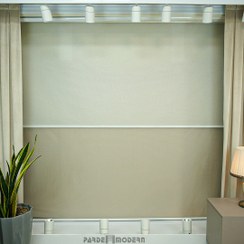 تصویر پرده پذیرایی شید دو مکانیزم نسکافه ای 01-13095 