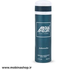 تصویر اسپری مردانه بولگاری آکوا جانوین آکوا لایف (Johnwin Aqua Life Spray) حجم 200 میل Johnwin Aqua Life Spray For Men 200ml