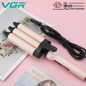 تصویر فرکننده مو سه لول وی جی آر مدل V-593 VGR V-593