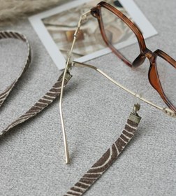 تصویر بند عینک طرح زبرا 