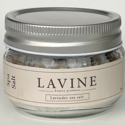 تصویر نمک دریا و گل لاوندر Lavender sea salt