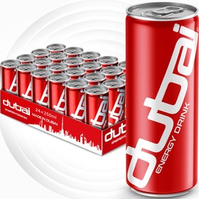 تصویر نوشیدنی انرژی زا dubai بسته بندی 24 عددی dubai energy drink