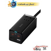 تصویر شارژر دیواری فست شارژ بیسوس مدل GaN3 Pro Power Combo AC+2U+2C supervooc cn با توان 65 وات - 