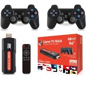 تصویر کنسول بازی اندروید پرتابل مدل x2 plus game Stick 8k 