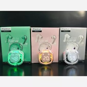 تصویر هندزفری بلوتوثی اولترا پاد مدل Punoxin - صورتی UltraPods Punoxin Wireless Headphones