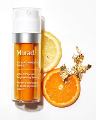 تصویر سرم روشن کننده ویتامین سی و گلیکولیک اسید دکتر موراد 30ml با جعبه MURAD ENVIRONMENTAL SHEILD VITA-C GLYCOLIC SERUM 