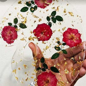 تصویر گل خشک رز پرس شده 