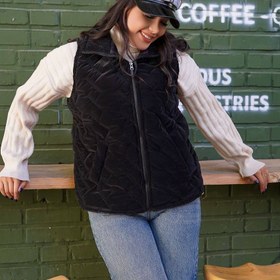 تصویر پافر امبردی سیلیکونی لوزی — فری‌سایز (کد: 8543) 