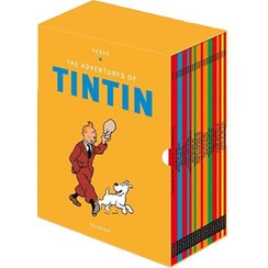 تصویر کتاب ماجراهای تن تن ۲۳ جلدی به زبان انگلیسی 