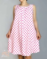 تصویر سارافون نخی طرح دار 