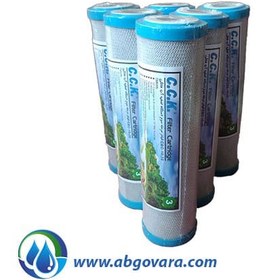 تصویر فیلتر کربن بلاک سی سی کا CCK ایرانی CTO Activated Carbon Block Filter Cartridge CCK