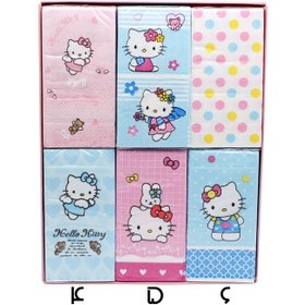 تصویر دستمال کاغذی طرح دار HELLO KITTY 