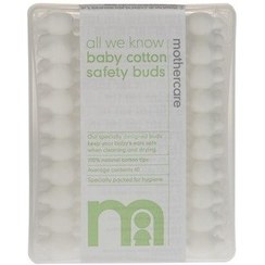 تصویر گوش پاک کن مادر کر Mothercare گوش پاک کن محافظ دار 60 عددی برند مادر کر Mothercare